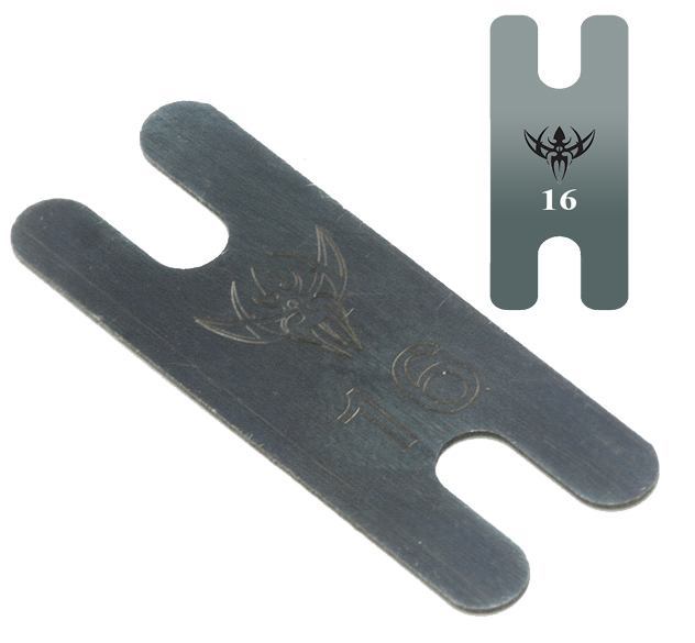 .016" Thick Blue Carbon Steel Back Spring