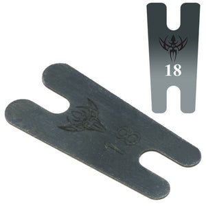 .018" Thick Tapered Blue Carbon Steel Back Spring