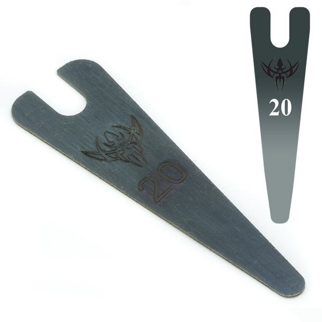 .020" Thick Blue Carbon Steel Front Spring