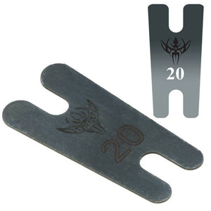 .020" Thick Tapered Blue Carbon Steel Back Spring