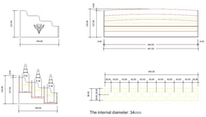 2oz Ink Bottle Holder - 30 Bottles Can be Displayed or Held
