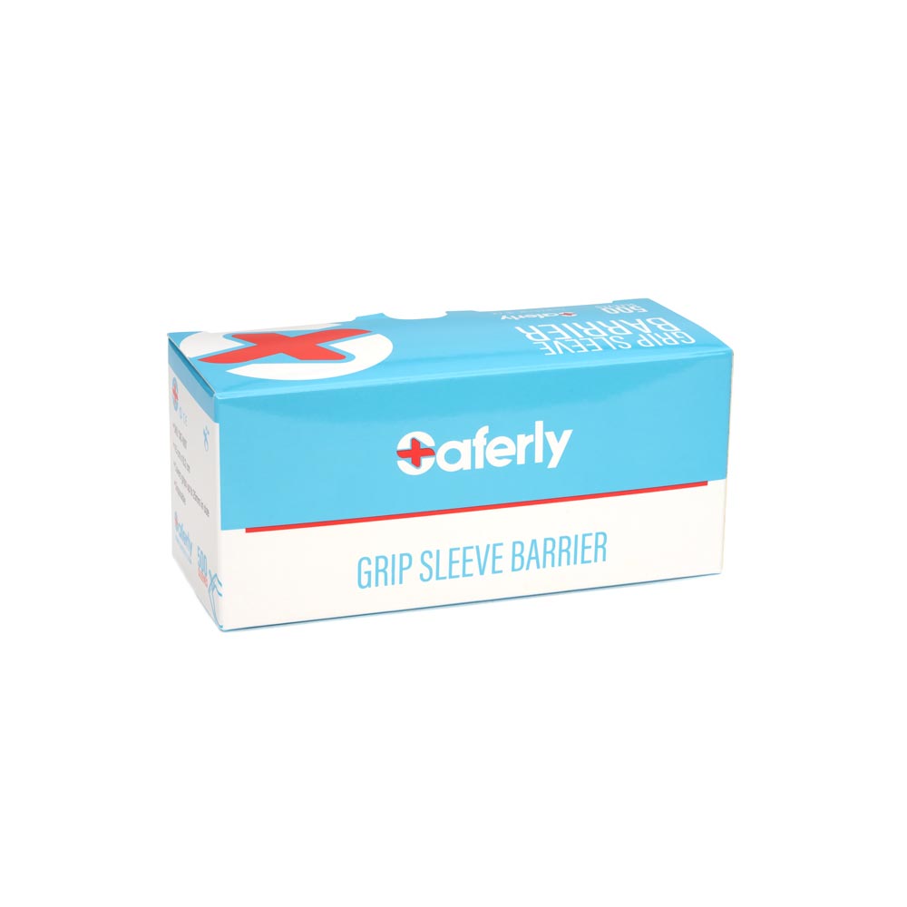 Saferly Grip Sleeve Barrier Protection — For Grips Up to 25mm — Box of 500