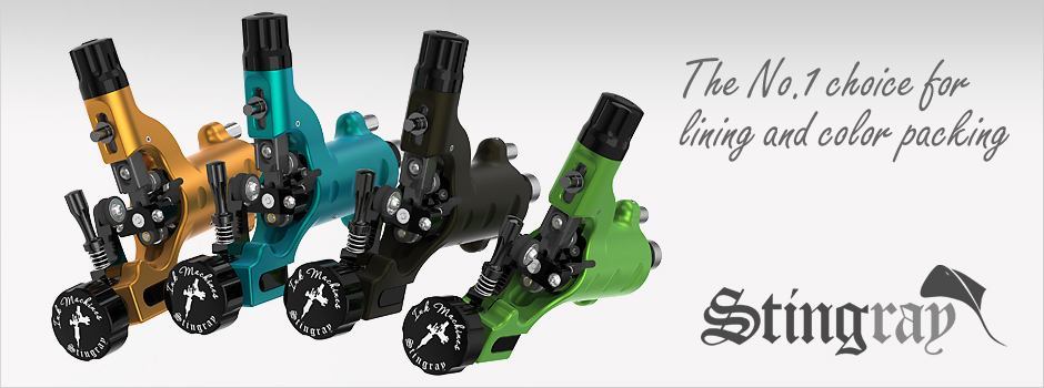 Ink Machines Stingray X2 Rotary Tattoo Machine — Pick Color