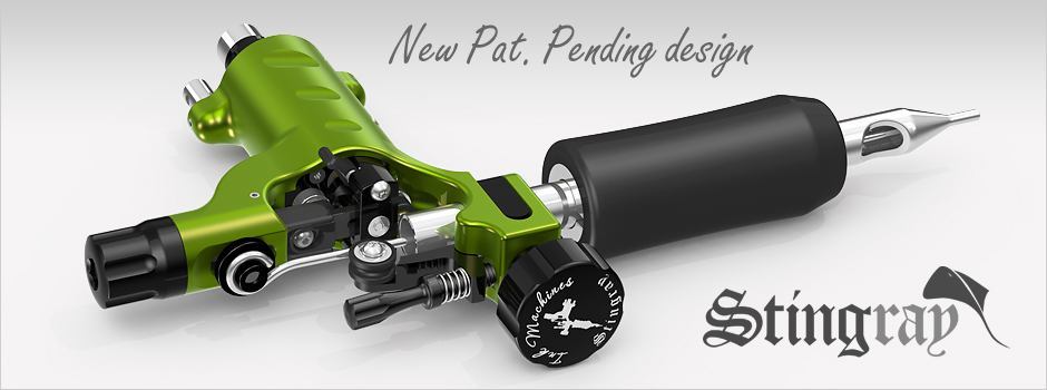 Ink Machines Stingray X2 Rotary Tattoo Machine — Pick Color