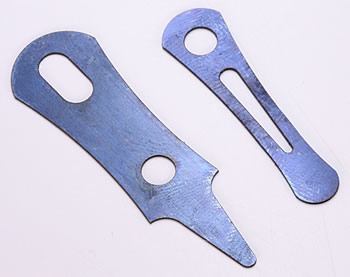 Cutback Front and Back Springs for Shading — Baltimore Street Irons — Pick Size