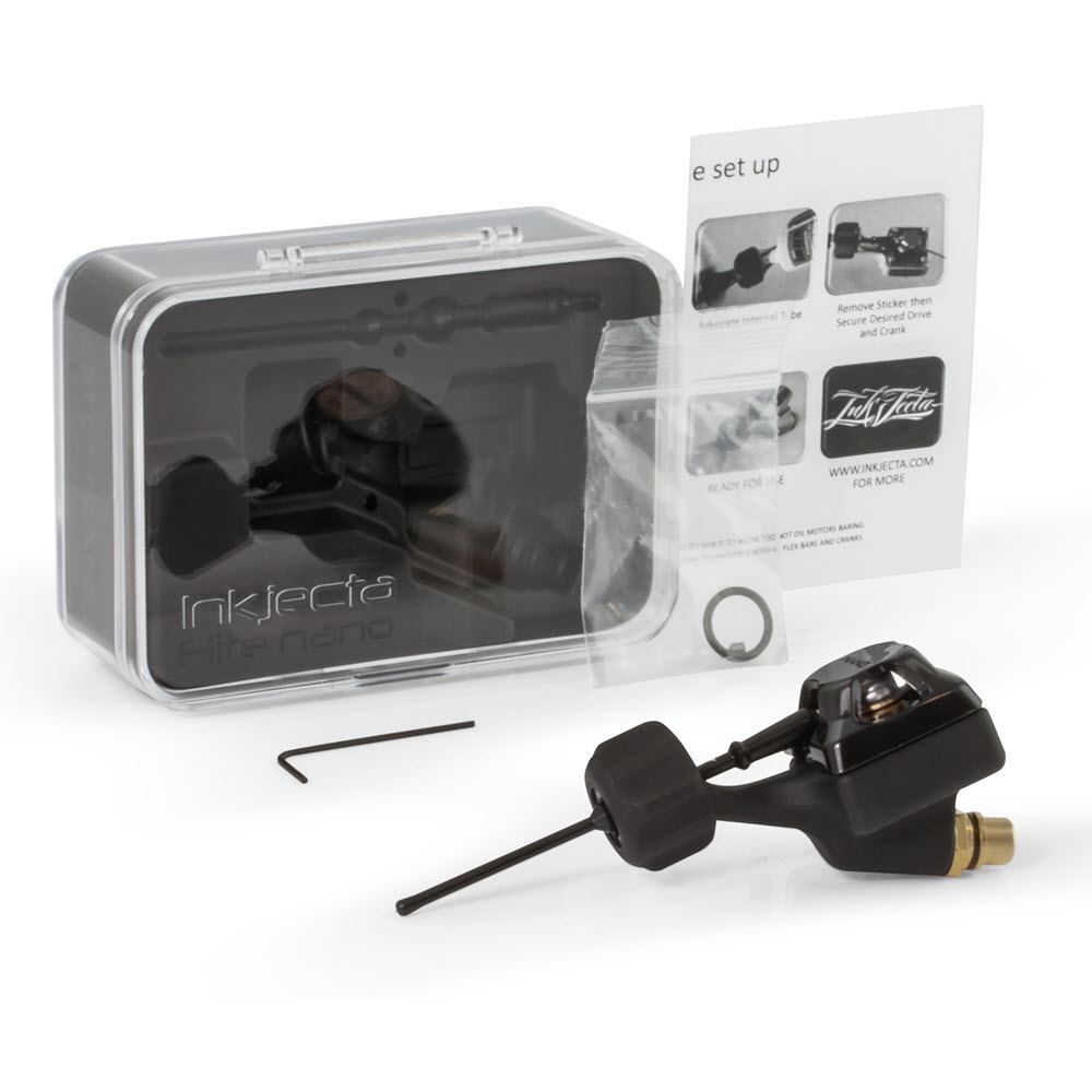 InkJecta Flite Nano Lite Tattoo Machine — Stealth