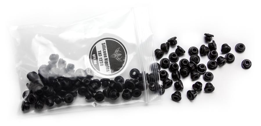 Snug Fit Rubber Nipples - Bag of 100 - Tattoo Supplies