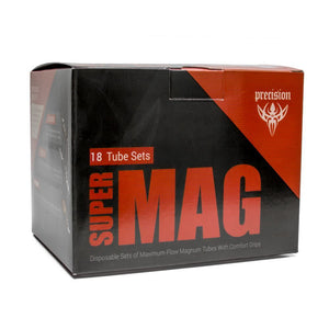 Super Mag Tube & Grip Sets — 1” Magnum Disposable Grips — Box of 18
