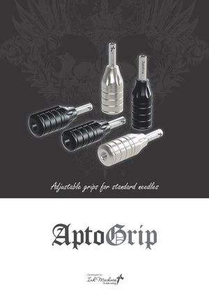 Ink Machines Aptogrip Aluminum Grip in Two Sizes