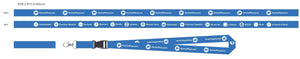 PainfulPleasures Logo Blue Lanyard