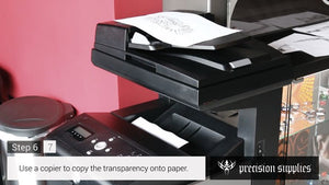 Precision Transparency Sheets 8-1/2” x 11 - 100 Sheets