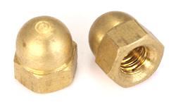 Brass Hex Cap Nut - M4 Metric - Tattoo Machine Supplies