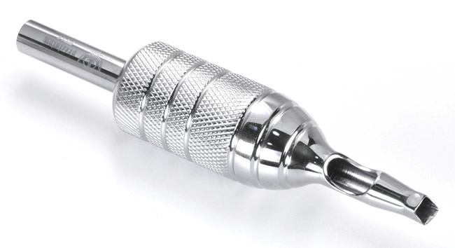 13FT - Closed Mouth 1 PIECE Grip, Tip, Stem Combo Stainless Steel 7/8" Grip