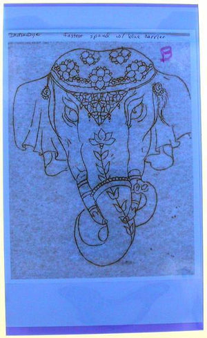 Blue Thermofax Carrier - Use With Oldschool Thermofax Machines - Blue Acetate Thermal Paper