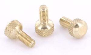 Round Head Brass Front Binding Post Screw - M4 Metric - Version 4