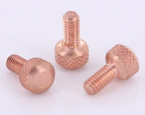 Round Head Copper Front Binding Post Screw - M4 Metric - Version 4
