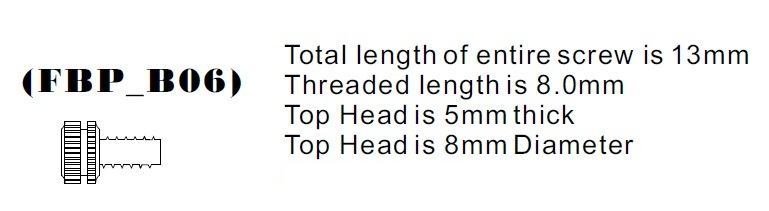 Copper Front Binding Post Screw - M4 Metric - Version 6