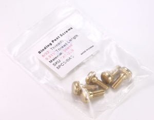Brass Front Binding Post Screw - M4 Metric - Version 8