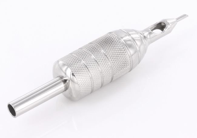 Premium 1 Piece Grip/Tip Combo - Stainless Steel - 7/8" Grip with 5RT Round Tip