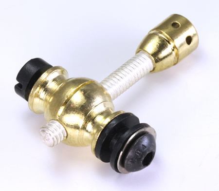 Polymorphic Brass Binding Post Set - M4 Metric - Complete Replacement Tattoo Machine Part