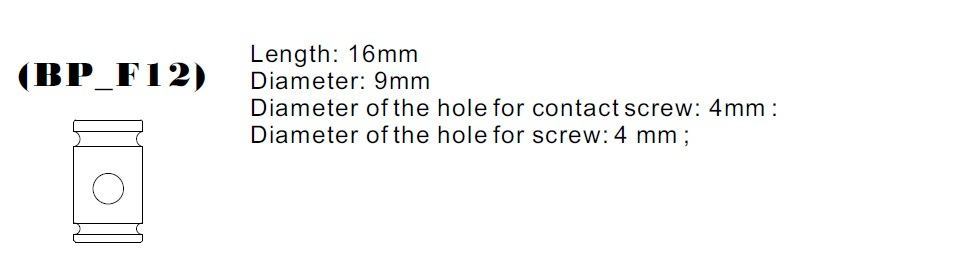 Brass Front Binding Post - M4 Metric - Version 3