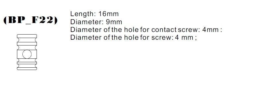 Copper Front Binding Post - M4 Metric - Version 4