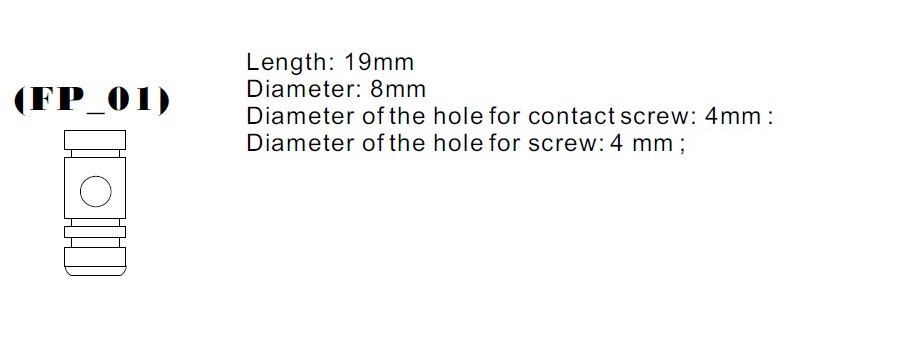 Brass Front Binding Post - M4 Metric - Version 5