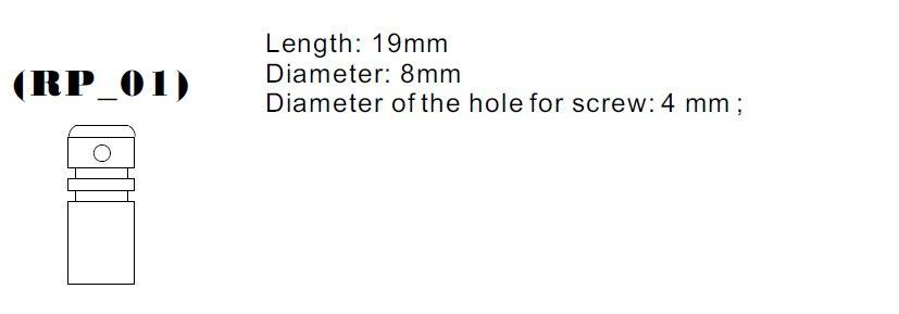 Brass Rear Binding Post - M4 Metric - Version 5
