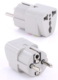 Basic International Wall Outlet Adapter Plug - MultiNational Outlets