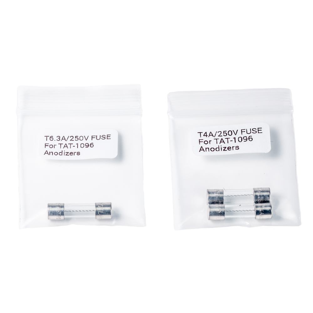 Replacement Set of  Fuses for our Anodizer- Price Per 1 Set of 3 Fuses