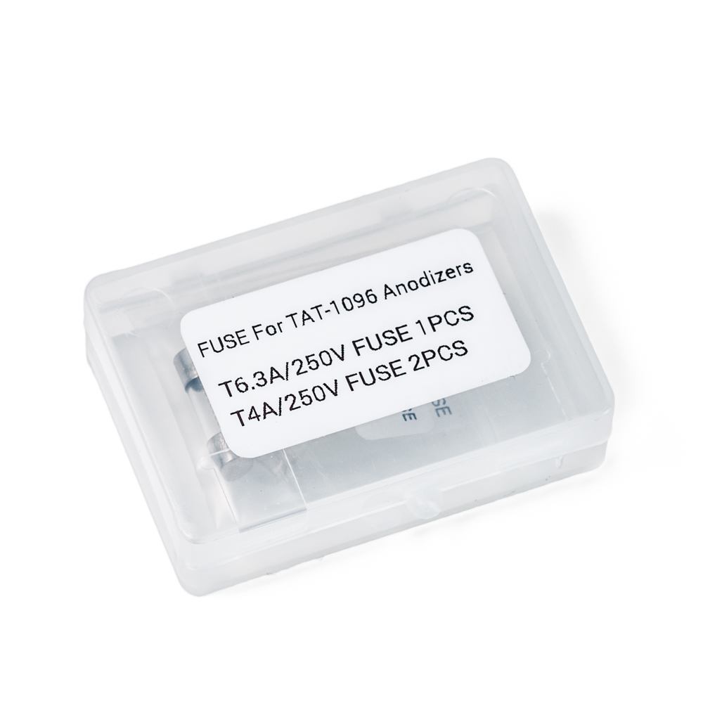 Replacement Set of  Fuses for our Anodizer- Price Per 1 Set of 3 Fuses