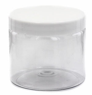 16oz Plastic Jar with Screw Lid