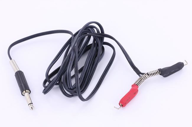 8'-Long Silicone Clip Cord with 1/4" Jack Mono Plug