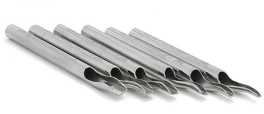 4" Contour Open FLAT Tip 5FT Precision Tattoo Tip
