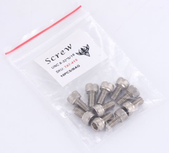 8/32" Hex Column Head Screw - 5/16" Length