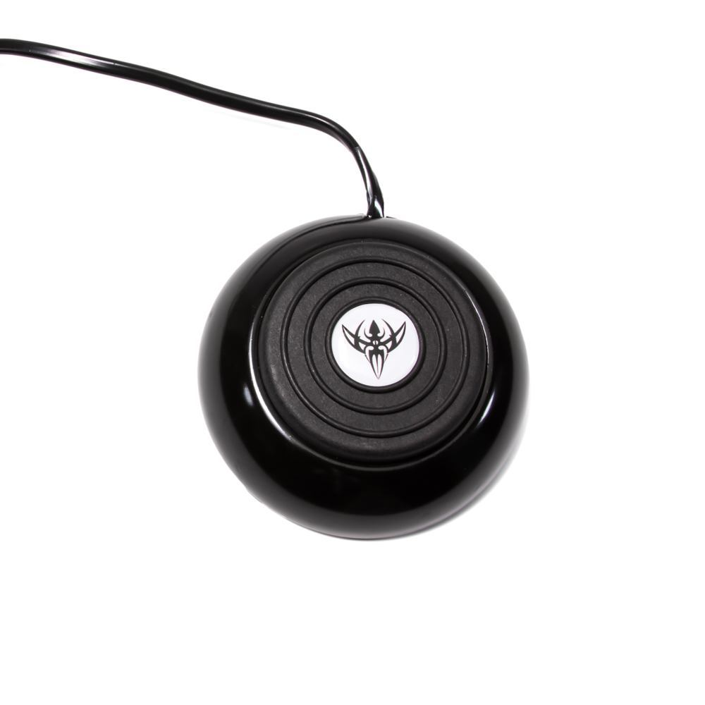 Precision Heavy Duty Round Metal Foot Pedal with Phono Tip