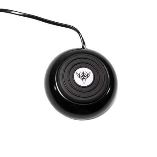 Precision Heavy Duty Round Metal Foot Pedal with Phono Tip