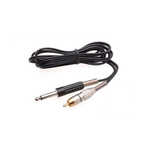 Eikon 6' Black RCA Cord with 1/4" Mono Plug