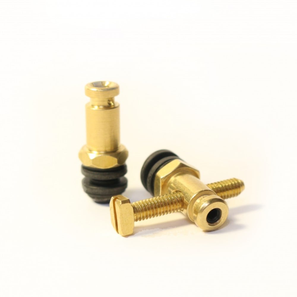 HM Brass Front and Rear Binding Post Set — M4 Metric