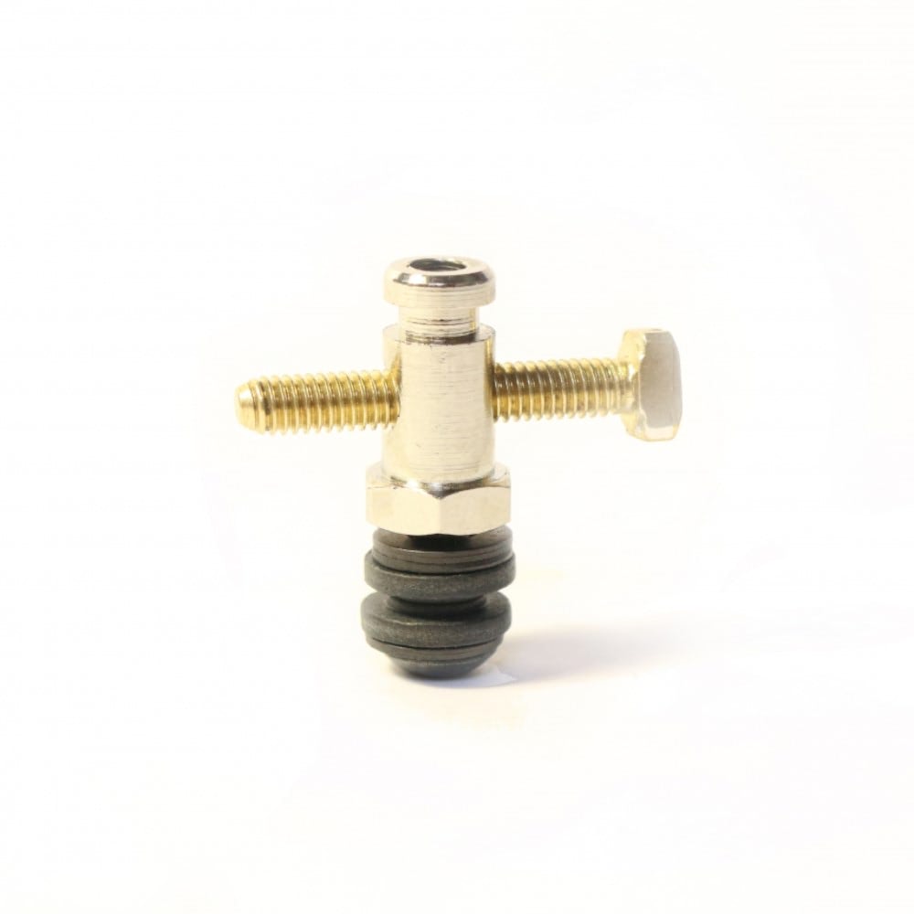 HM Nickel Front and Rear Binding Post Set — M4 Metric