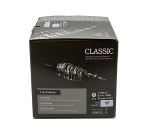 Classic Tube & Grip Sets  — 3/4" Black Disposable Grip — Box of 25