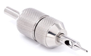 EZ Auto Lock Stainless Steel Tattoo Knurled Grip