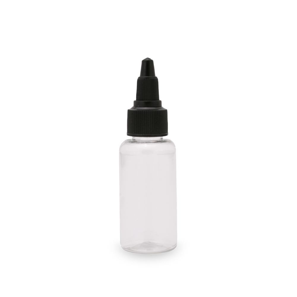 Precision 1oz Empty Boston Round Ink Bottle with Twist Top