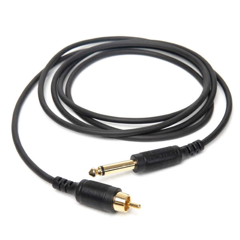 Critical Standard Straight RCA Cord (6') — Black