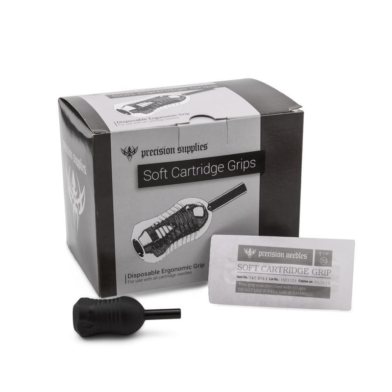 Precision Contoured Soft Cartridge Grips - Box of 20 Disposable 1.25" Grips