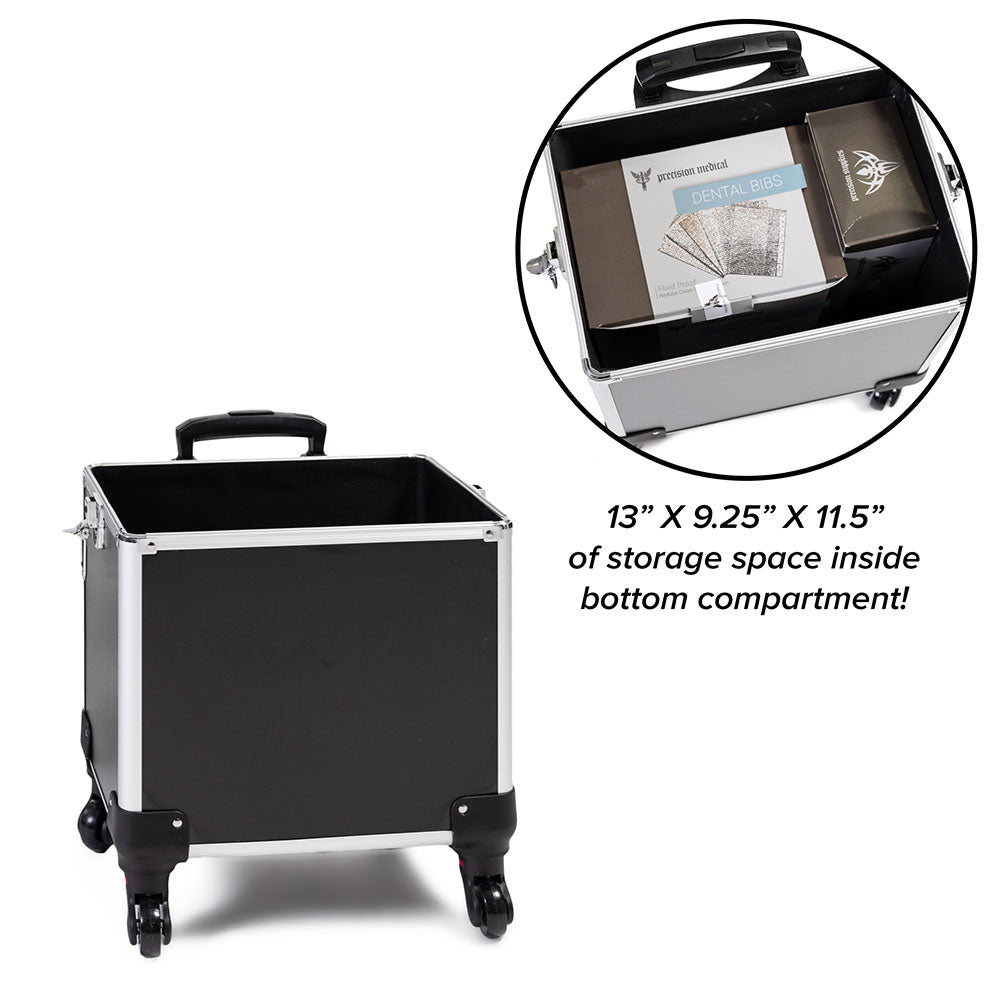 Travel Trolley Case for Cosmetic, Tattoo, and Piercing Artists