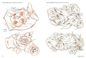Skull Woman Tattoo Designs — Softcover Book