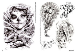 Skull Woman Tattoo Designs — Softcover Book