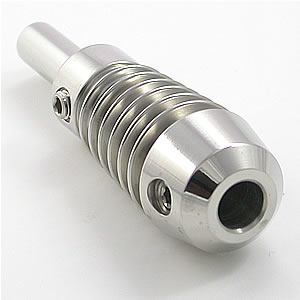 Gills Tattoo Grip - Stainless Steel - 1"