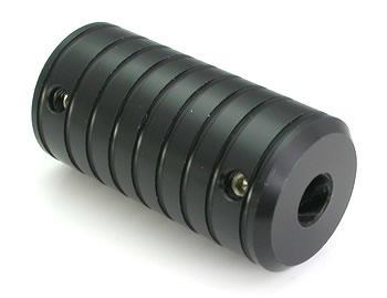 Lightweight Autoclavable Ballistic Plastic 1" Black Tattoo Grip - Type 1